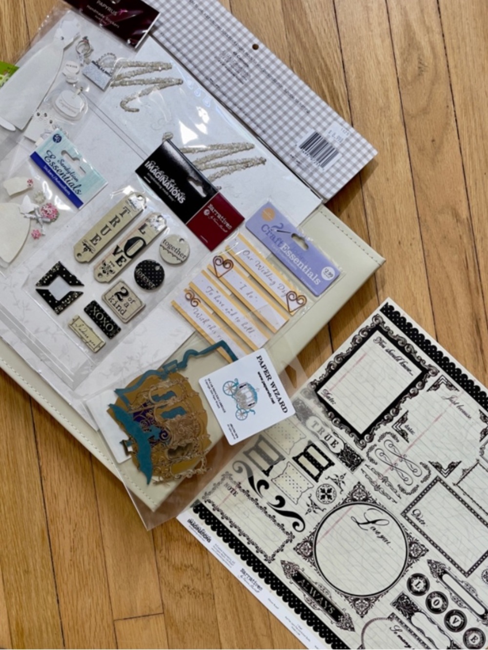 Wedding Scrapbook Kit with Stickers - Picture 4 of 14